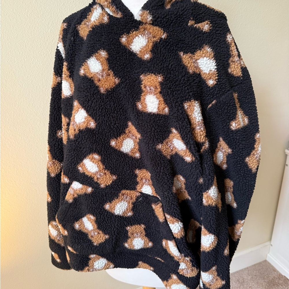 Hot Topic Plush Bear Warm Sweatshirt